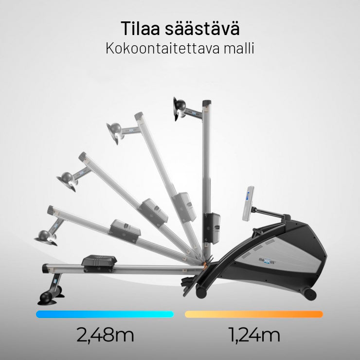 8.1 kokkupandav sõudeergomeeter õhu- ja magnettakistusega