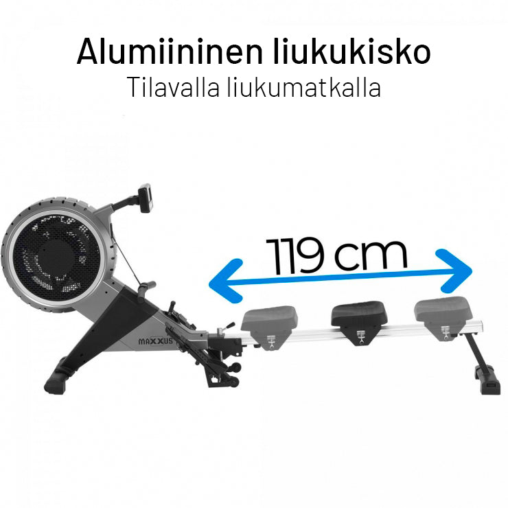 7.4 kokkupandav sõudeergomeeter