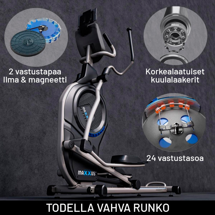 Crosstrainer CX 9.1 õhu- ja magnettakistusega