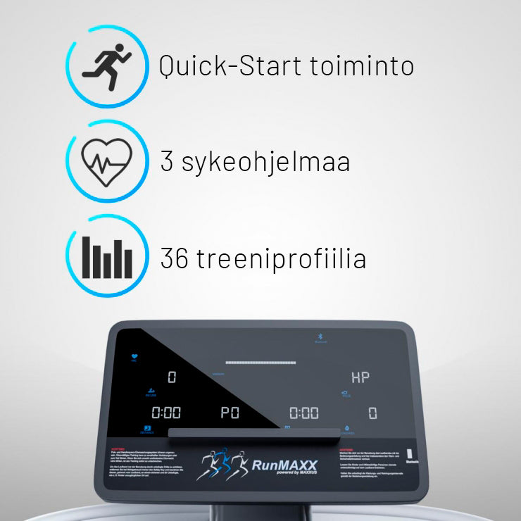 RunMaxx 90 Pro jooksulint 22 km/h, max. 150 kg