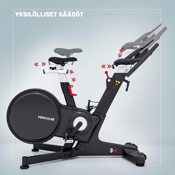 Velotrenažöör S1 LCD-ekraani ja 18 kg hoorattaga
