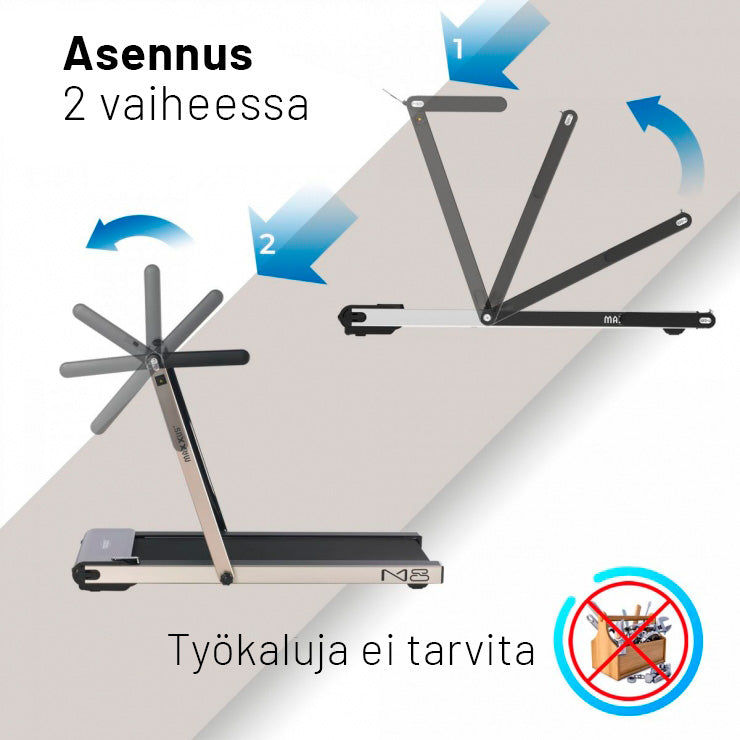 M8 kokkupandav jooksulint, punane