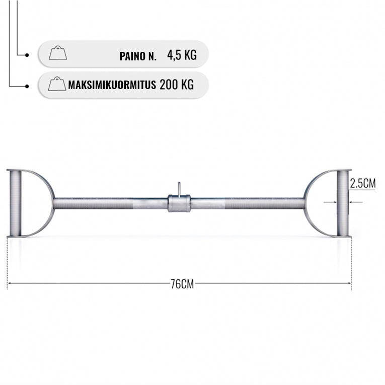 Sirge Shovel handle plokksüsteemile 76 cm