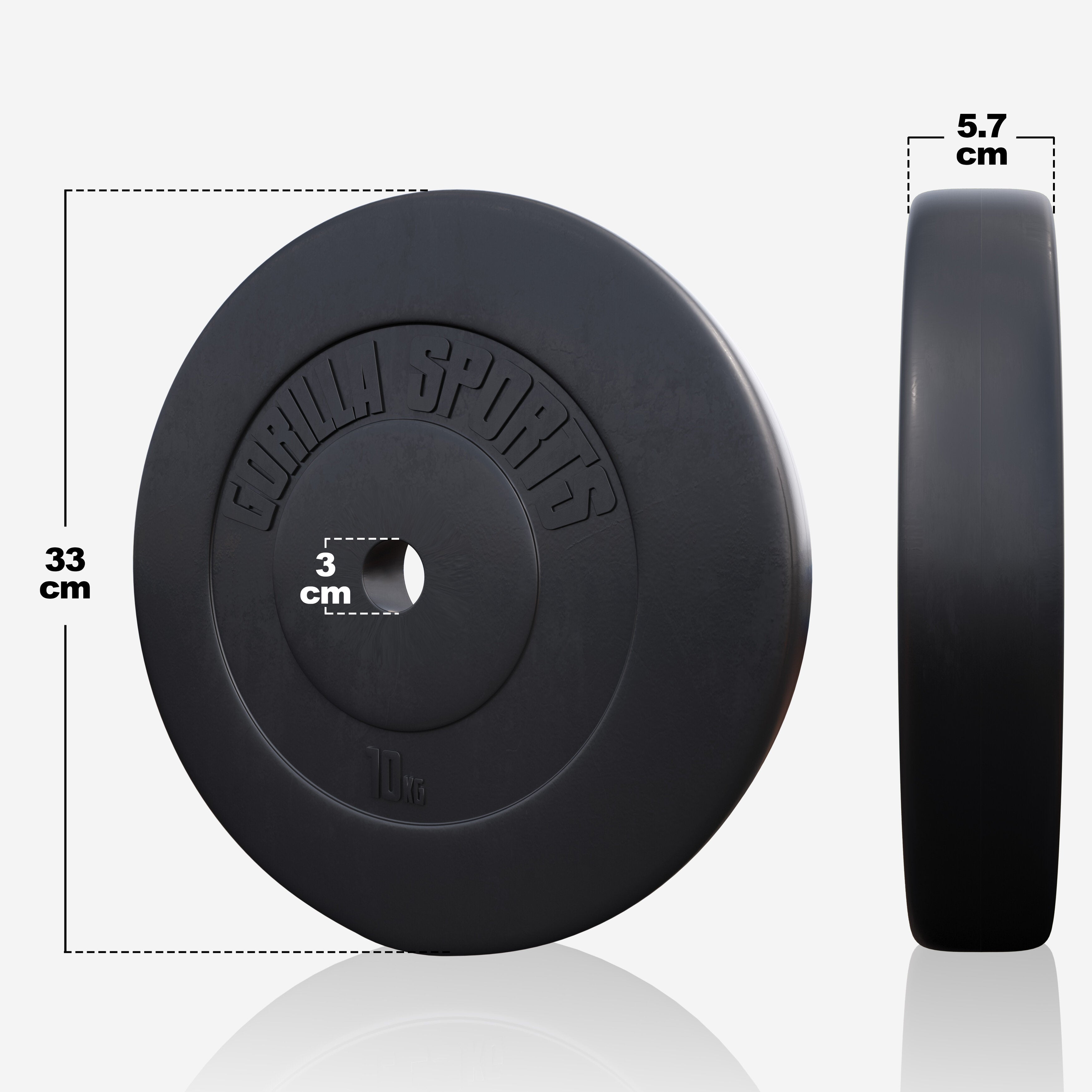 Vinüülist kangikomplekt 100 kg sirge ja EZ-kangiga