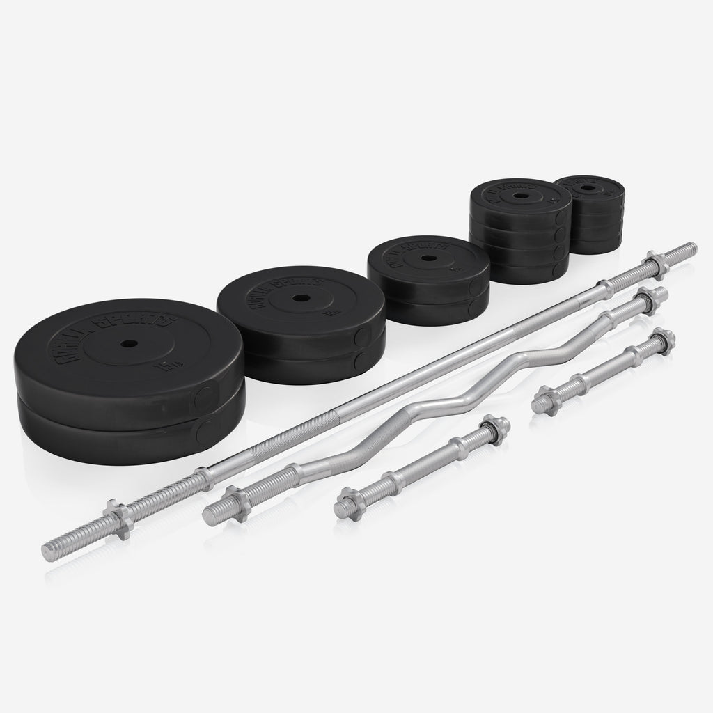 Reguleeritav tõstepink + 100 kg kangikomplekt, Black Edition
