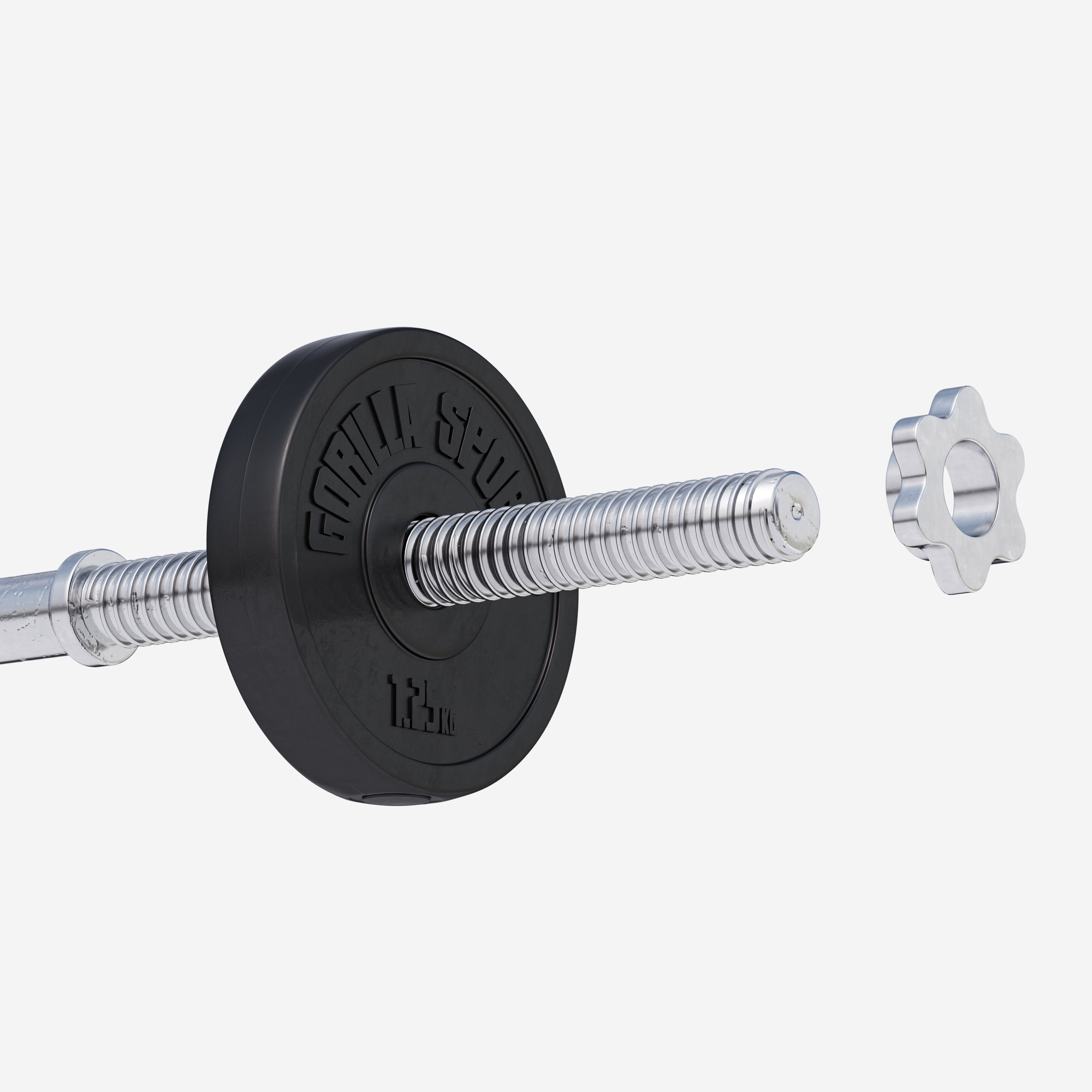 Vinüülkattega raskusketas 1,25 kg 30 mm