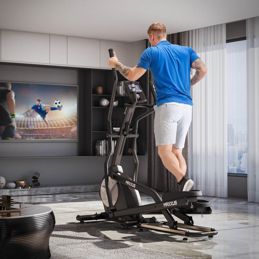 MAXXUS CX 4.3f, kokkupandav crosstrainer 51 cm sammupikkuse ja Bluetoothiga