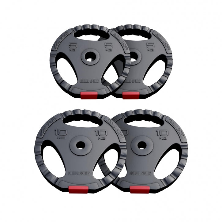Tri Grip vinüülkattega raskuskettad 30 kg 30 mm