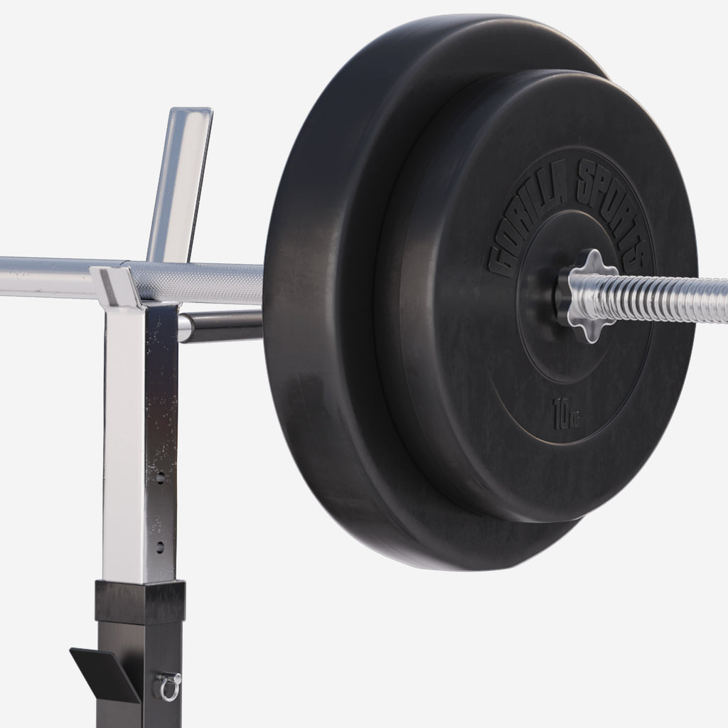 Reguleeritav tõstepink ja kangikomplekt raskustega 100 kg