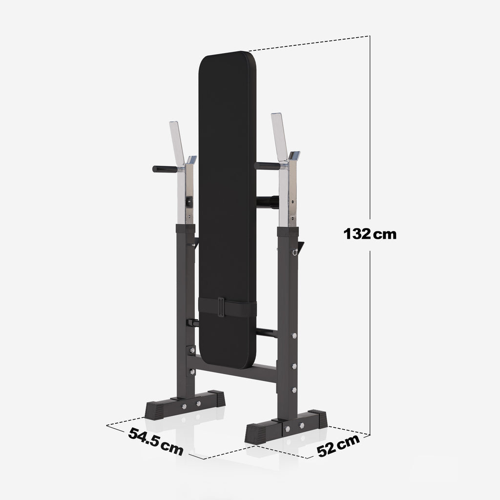 Reguleeritav tõstepink ja kangikomplekt raskustega 100 kg