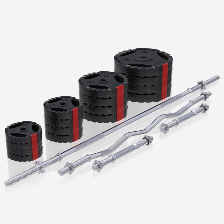 Reguleeritav jõutreeningupink + 100 kg kangikomplekt