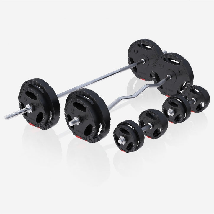 Reguleeritav jõutreeningupink + 100 kg kangikomplekt
