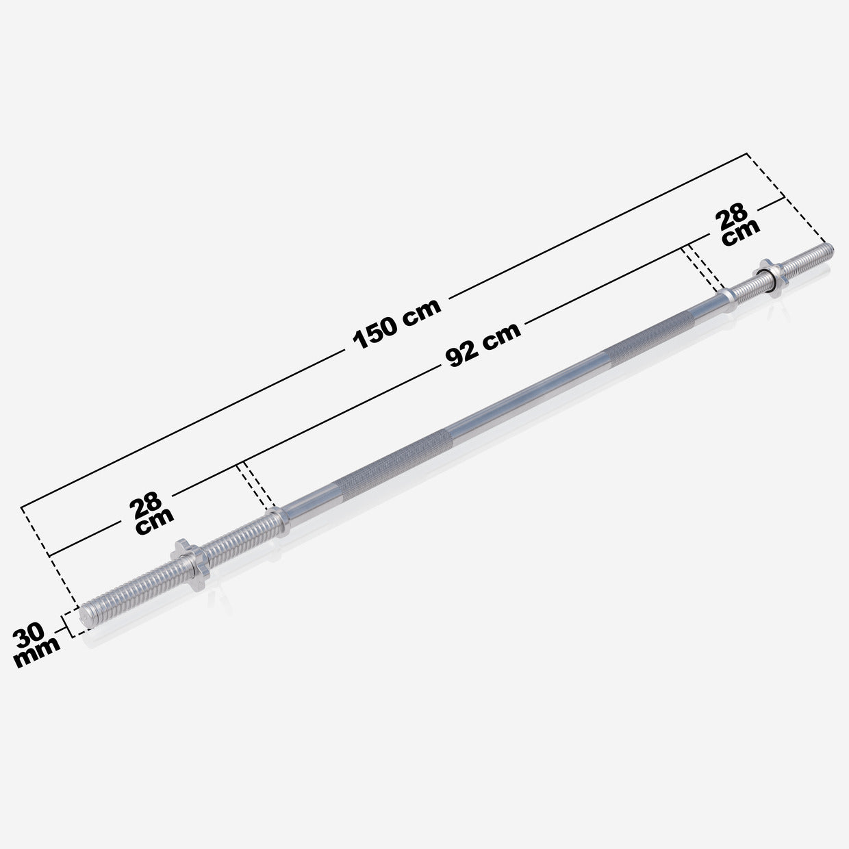 Sirge kang 150 cm keermelukkudega