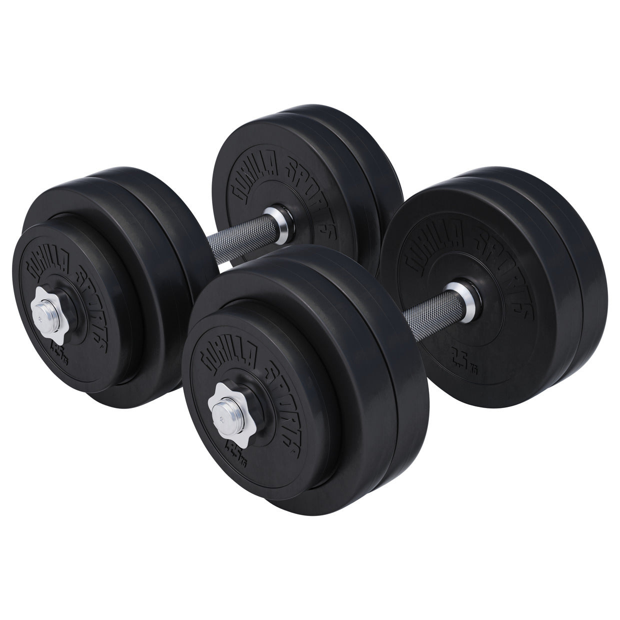 Reguleeritav vinüülist hantlikomplekt 30 kg, 30mm