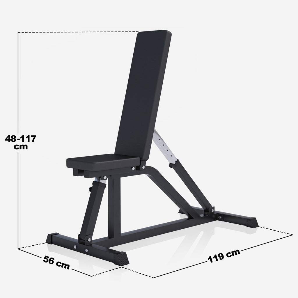 Reguleeritav kaldpink max 200 kg, Black Edition