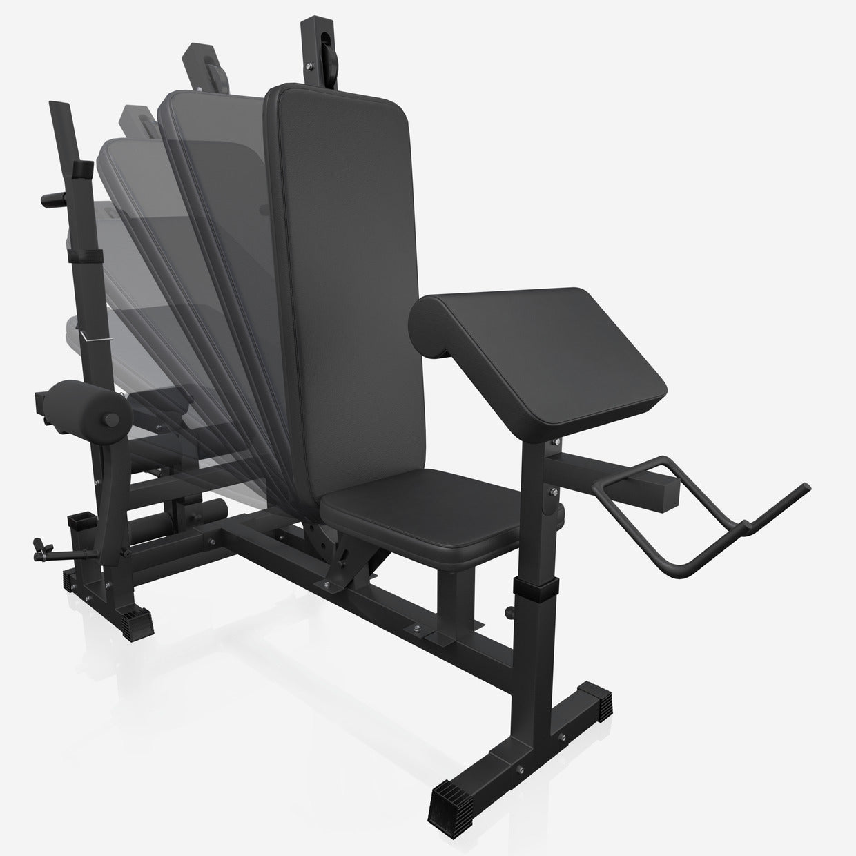 Reguleeritav multifunktsionaalne treeningpink max 280 kg, Black Edition