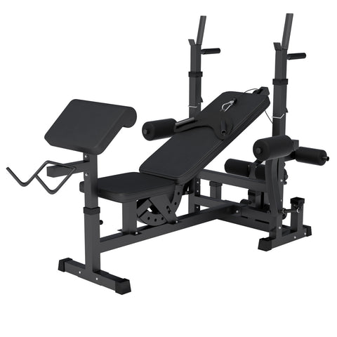 Reguleeritav multifunktsionaalne treeningpink max 280 kg, Black Edition