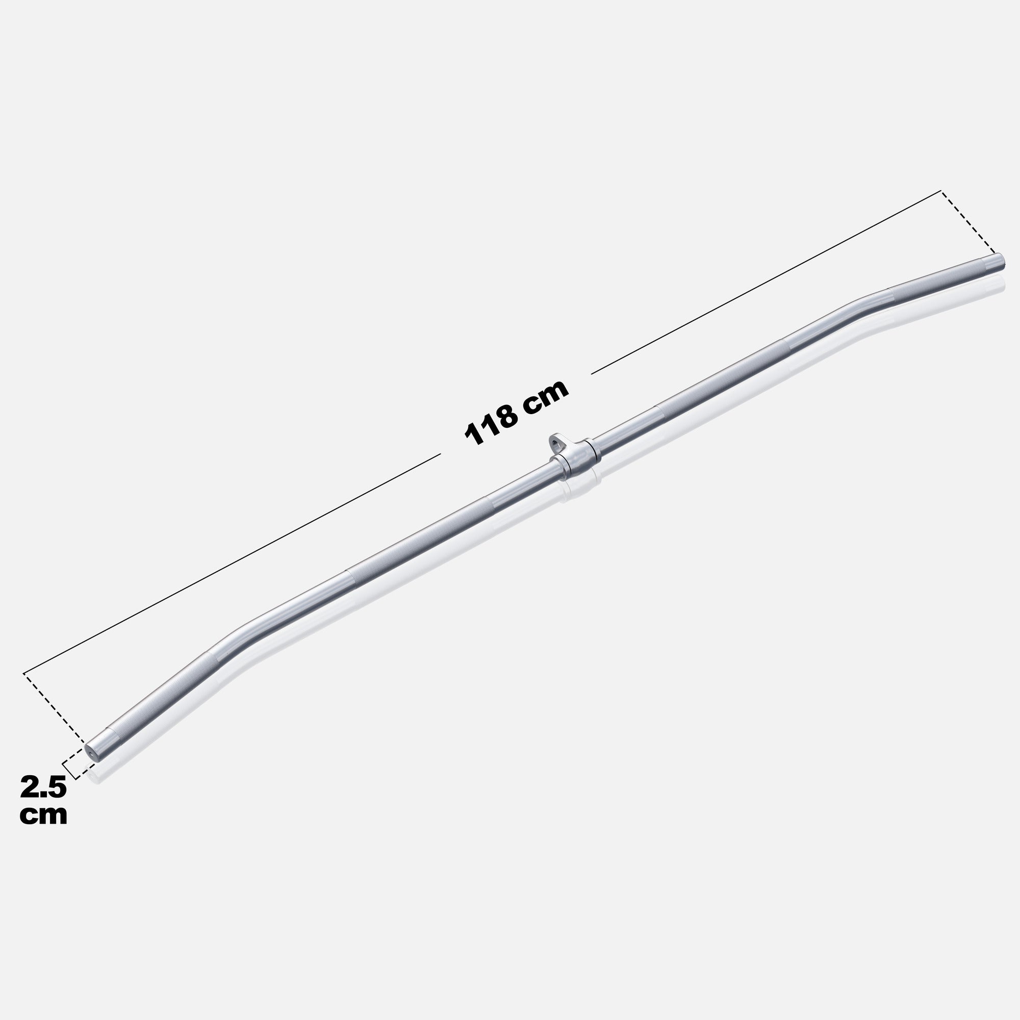 Pöörlev ülaploki kang 118 cm