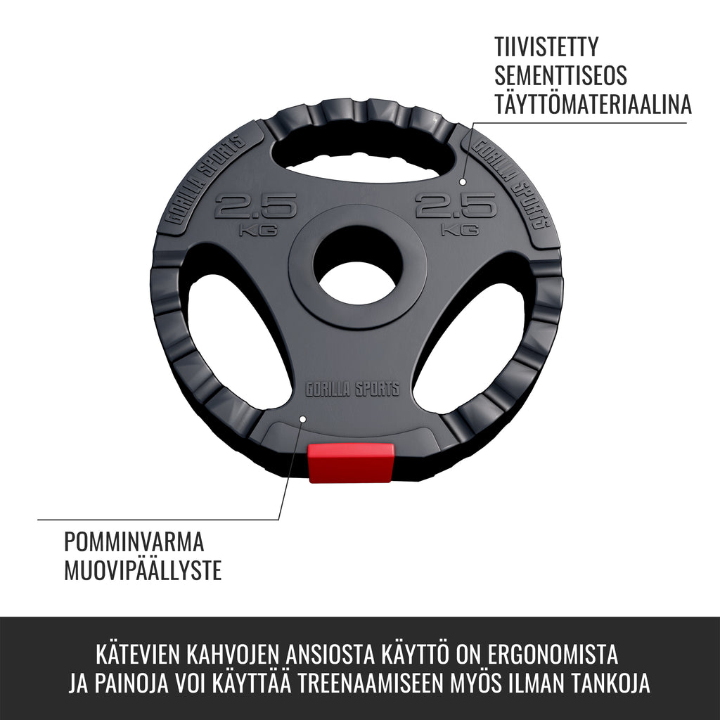 Tri Grip raskusketaste komplekt 30 kg 50/51 mm