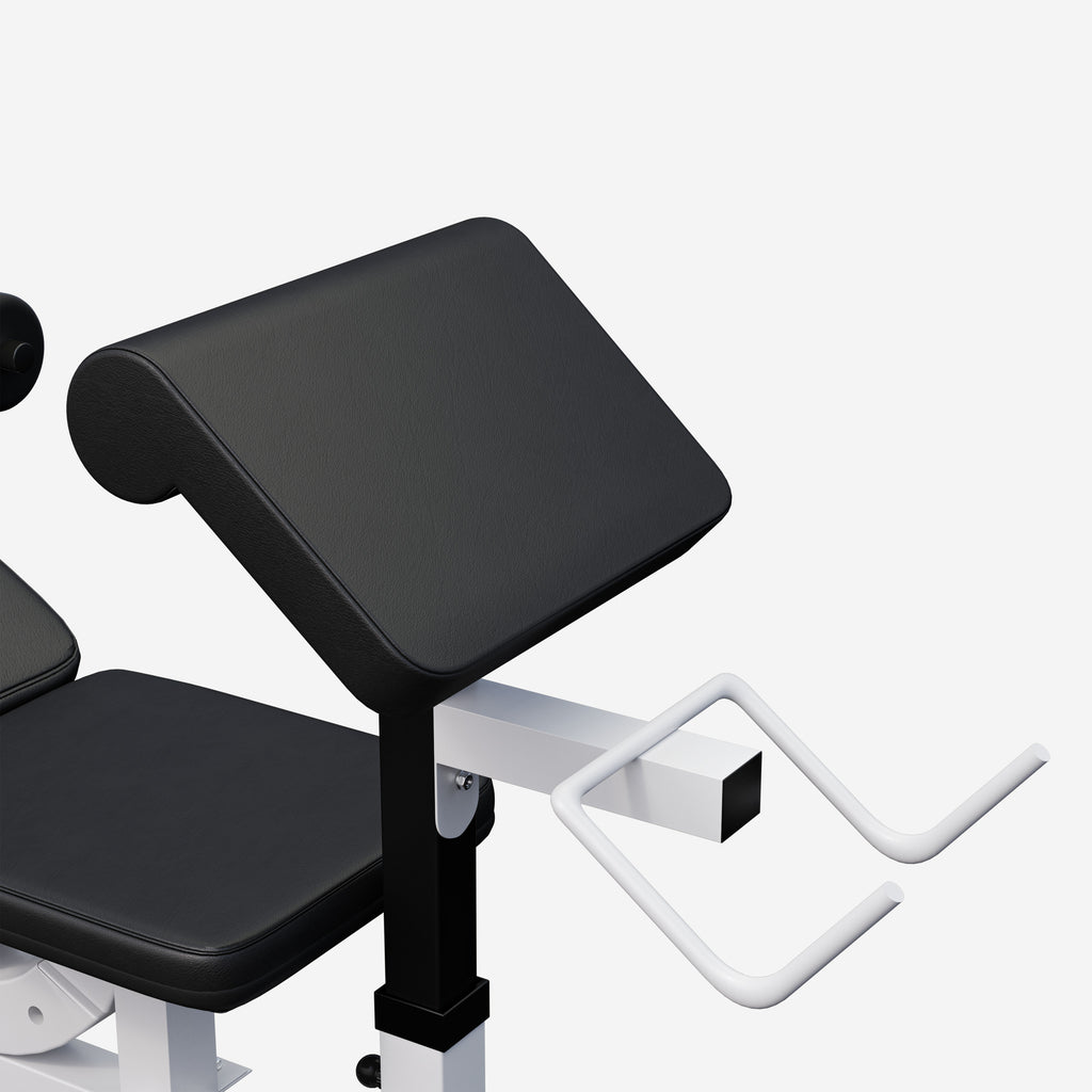 Mitmekülgne jõutreeningupink + kangikomplekt 108 kg