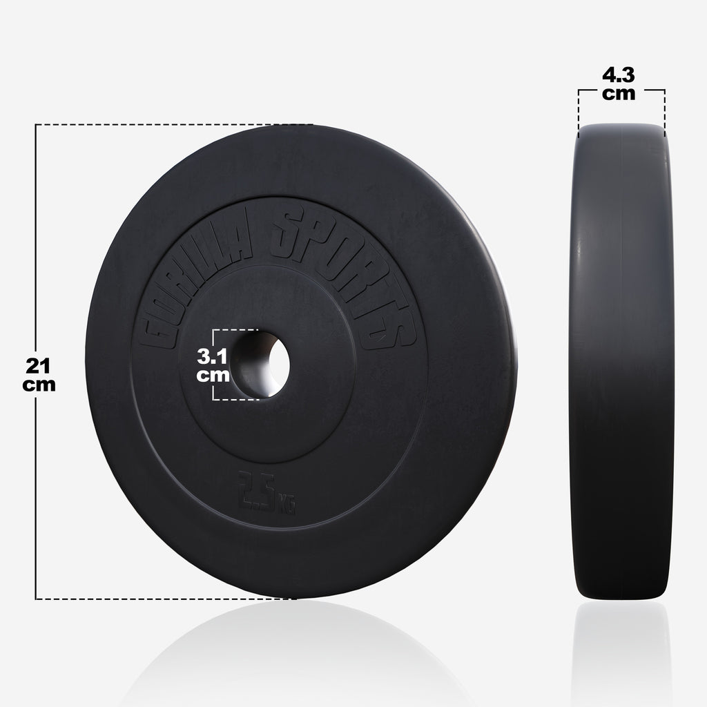 Vinüülkattega raskusketas 2,5 kg 30 mm