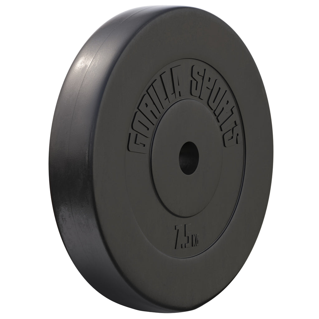 Vinüülkattega raskusketas 7,5 kg 30 mm
