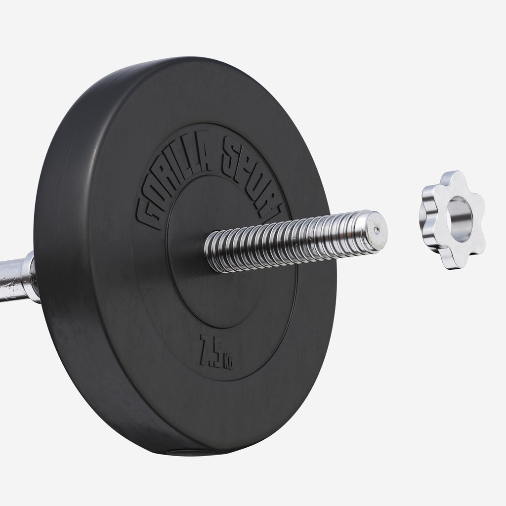 Vinüülkattega raskusketas 7,5 kg 30 mm