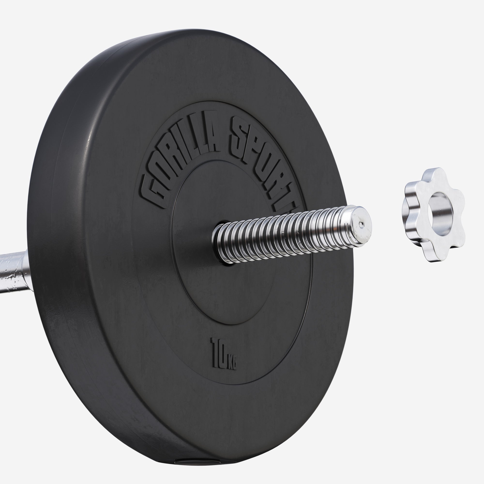 Vinüülkattega raskusketas 10 kg 30 mm