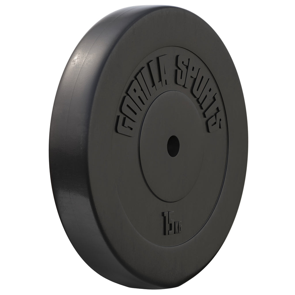 Vinüülkattega raskusketas 15 kg 30 mm