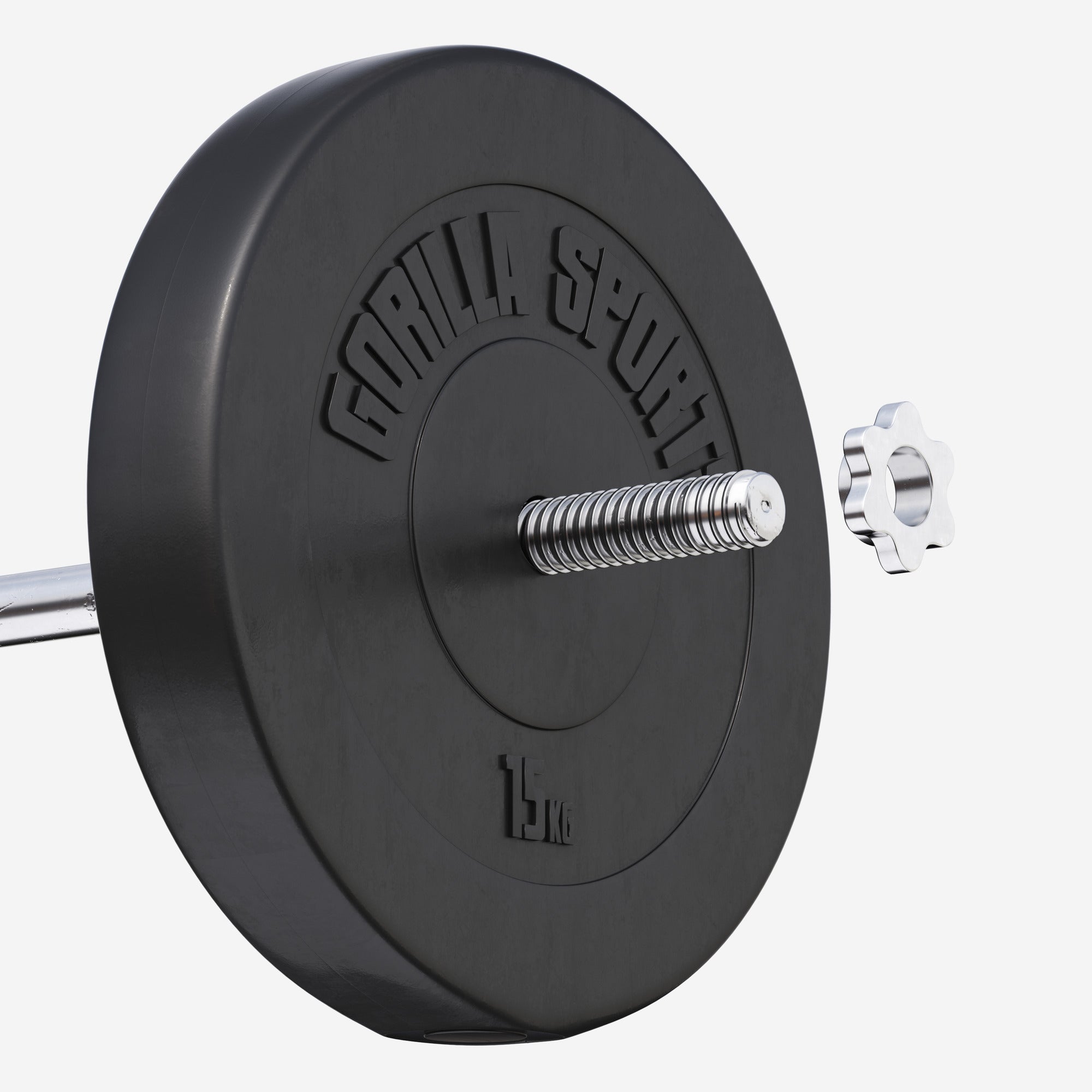 Vinüülkattega raskusketas 15 kg 30 mm