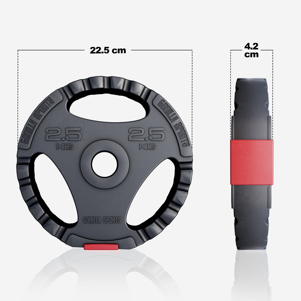 Tri Grip vinüülraskusketas 2,5 kg 30 mm