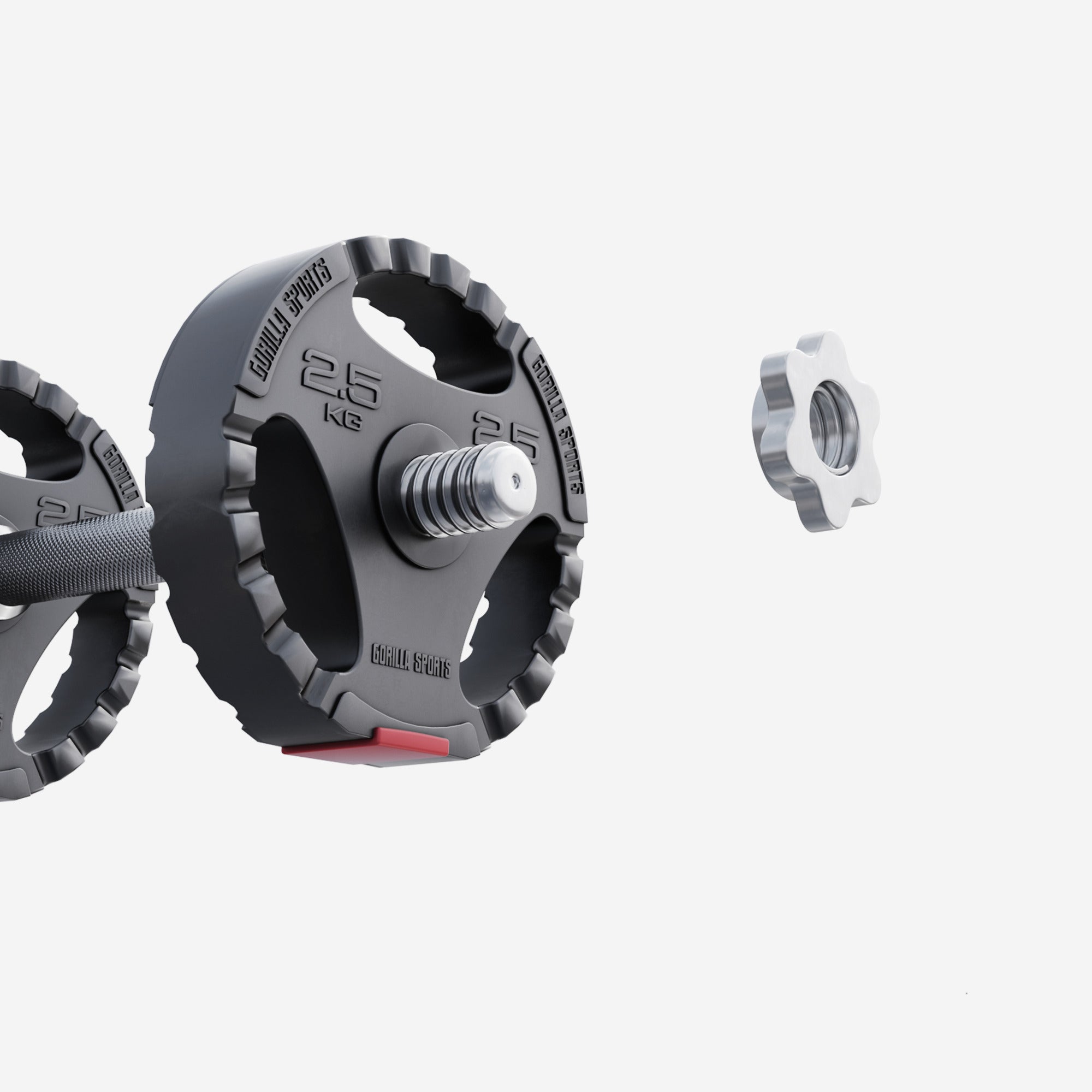 Tri Grip vinüülraskusketas 2,5 kg 30 mm