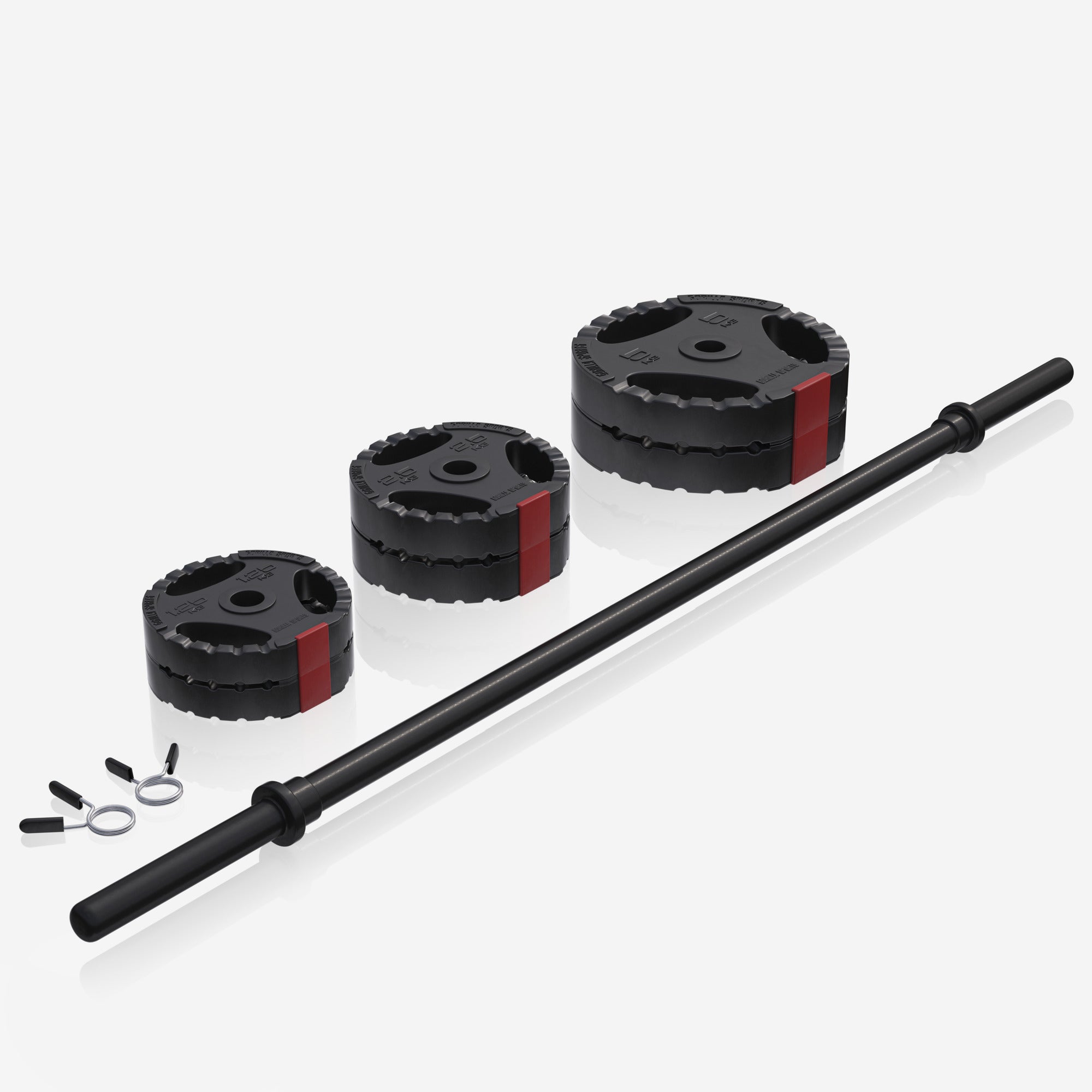 BodyPump komplekt 19,5 kg Tri Grip raskusketastega