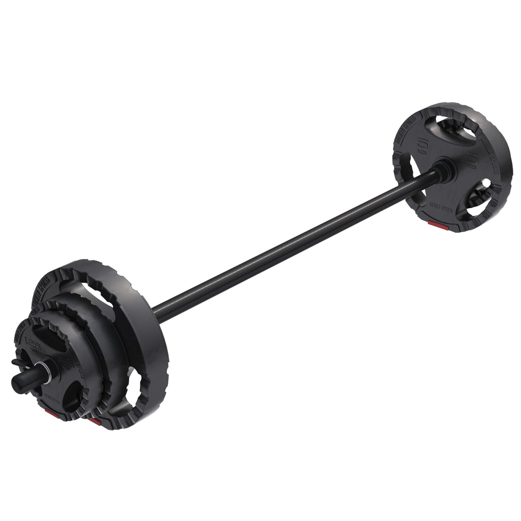 BodyPump komplekt 19,5 kg Tri Grip raskusketastega