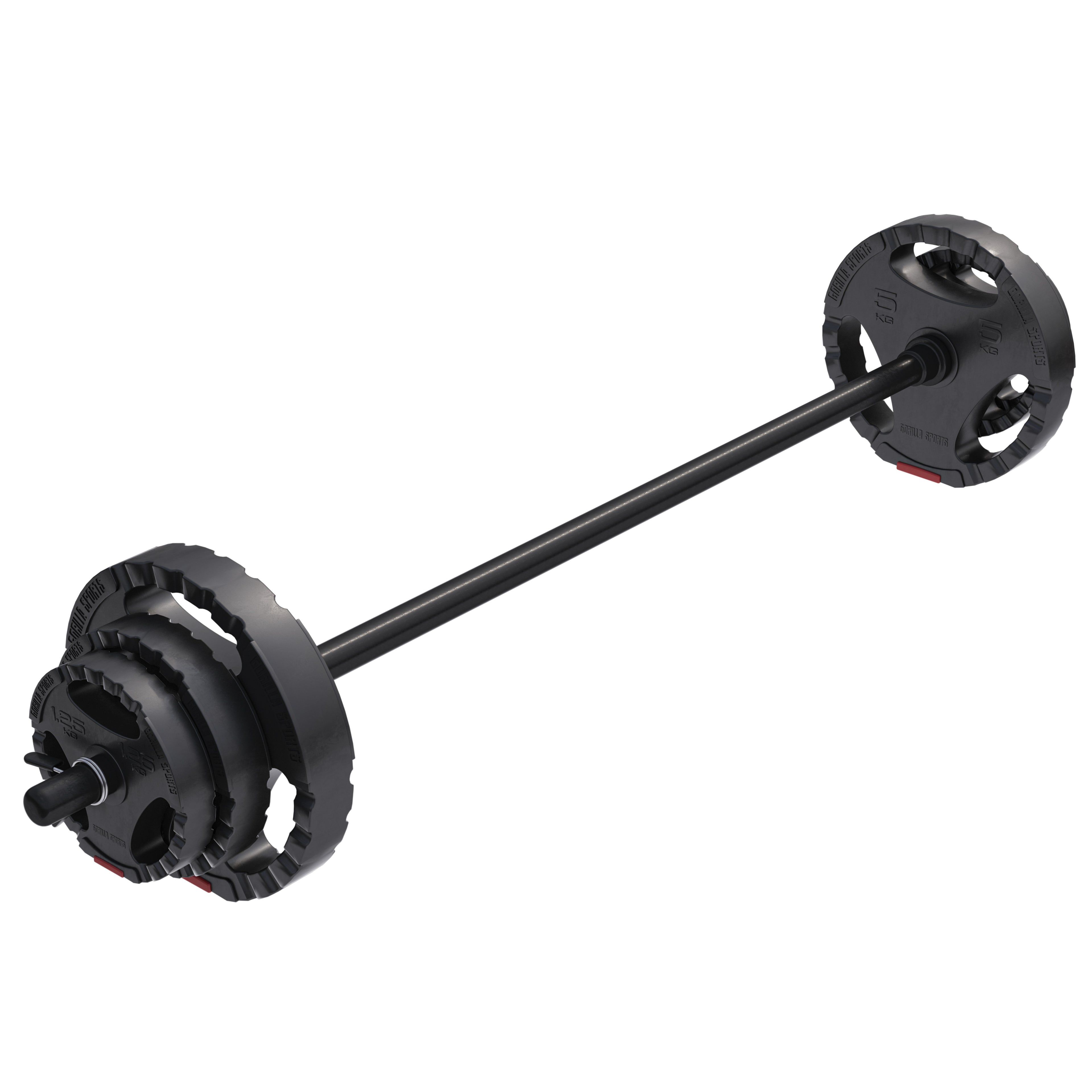 BodyPump komplekt 19,5 kg Tri Grip raskusketastega