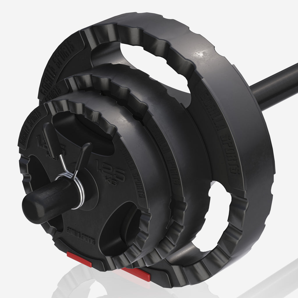 BodyPump komplekt 19,5 kg Tri Grip raskusketastega