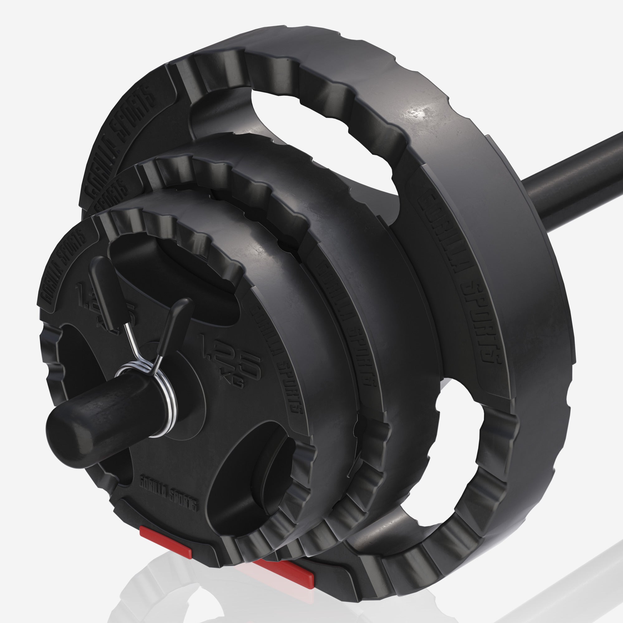 BodyPump komplekt 19,5 kg Tri Grip raskusketastega