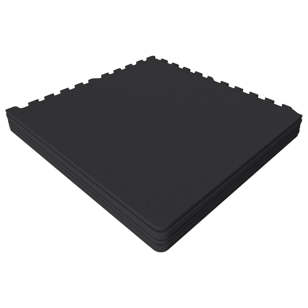 Kaitsematt 6 osa 60 x 60 x 1,2 cm, must