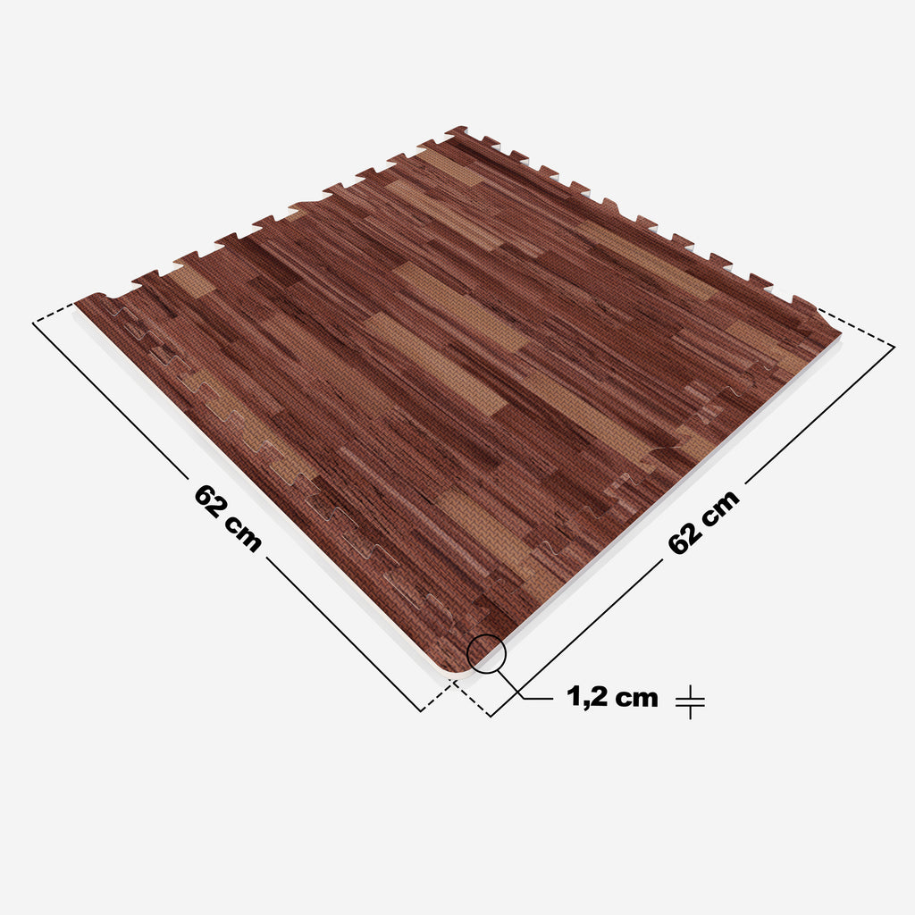 Kaitsematt 6 plaati + 12 ääretükki 60 x 60 x 1,2 cm
