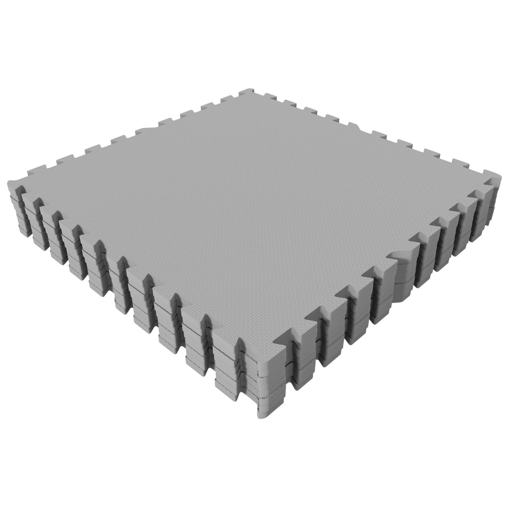 Treeningmatt 8 osa 60 x 60 x 1,2 cm, hall