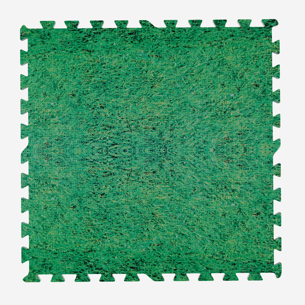 Treeningmatt 8 tükki 60 x 60 x 1,2 cm murumustriga