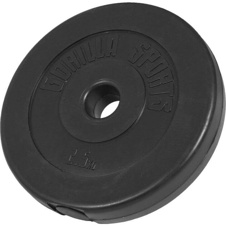 Vinüülkattega raskusketas 2,5 kg 30 mm