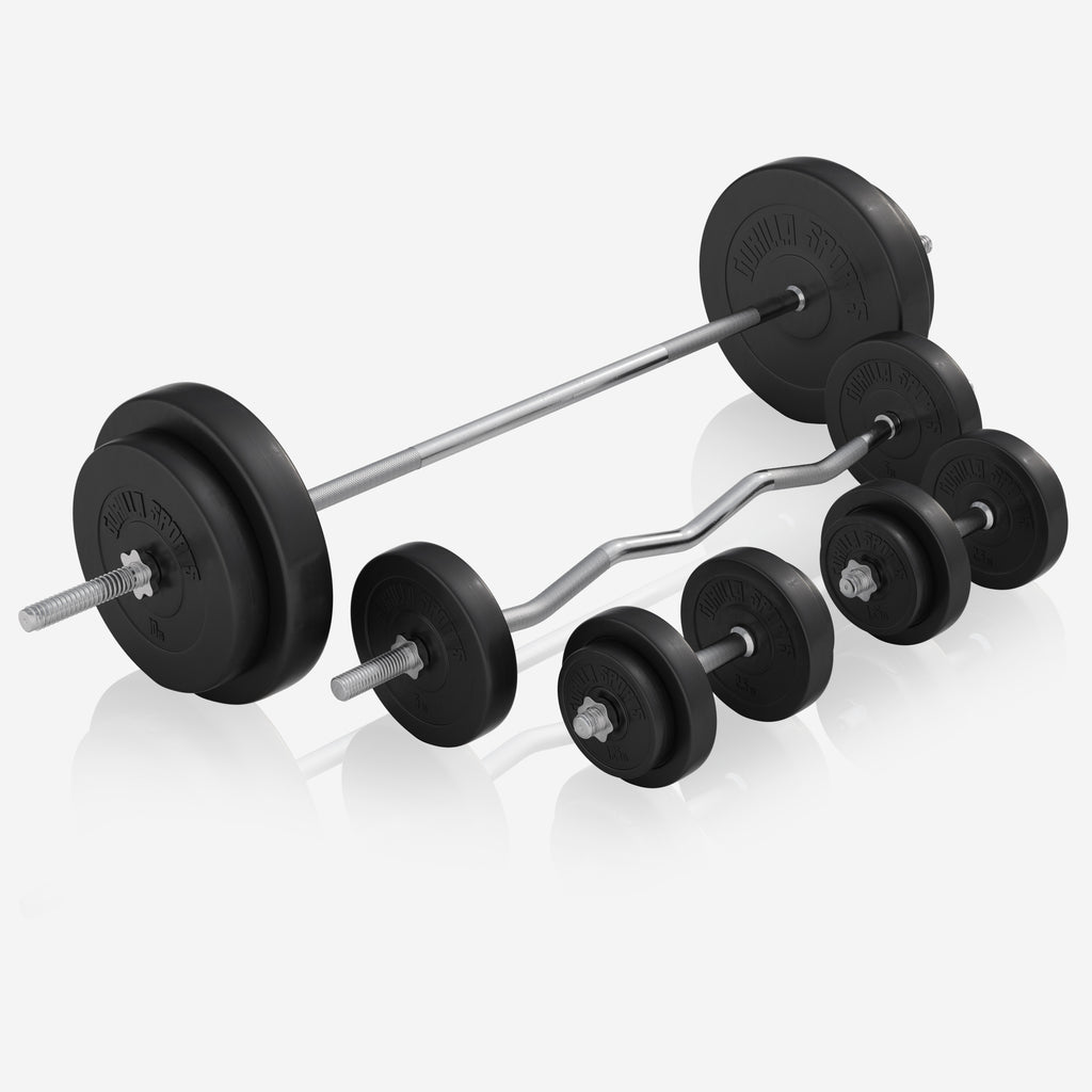 Mitmekülgne kodune jõusaaliseade 100 kg raskuspakiga