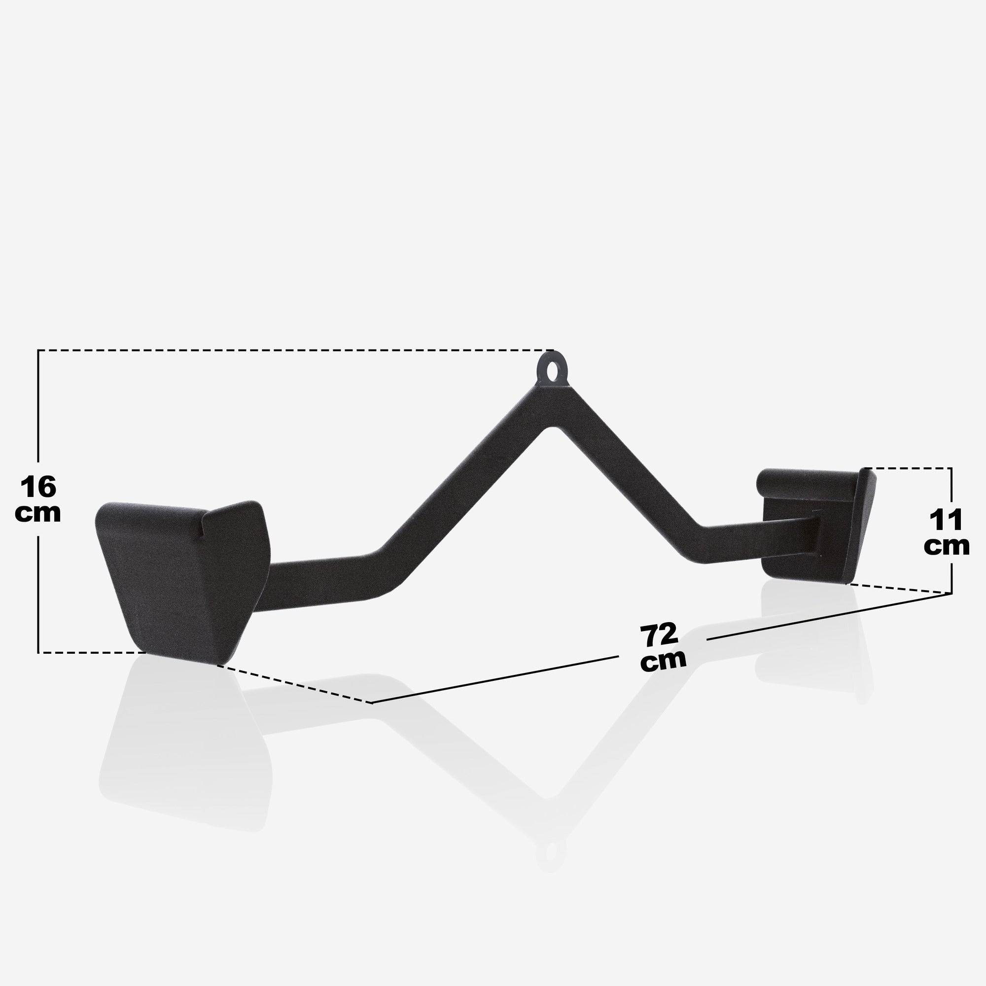 Lai ülatõmbekang kummikattega 72 cm