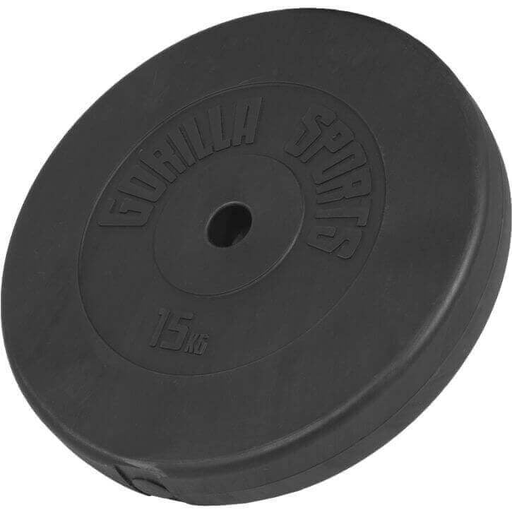 Vinüülkattega raskusketas 15 kg 30 mm