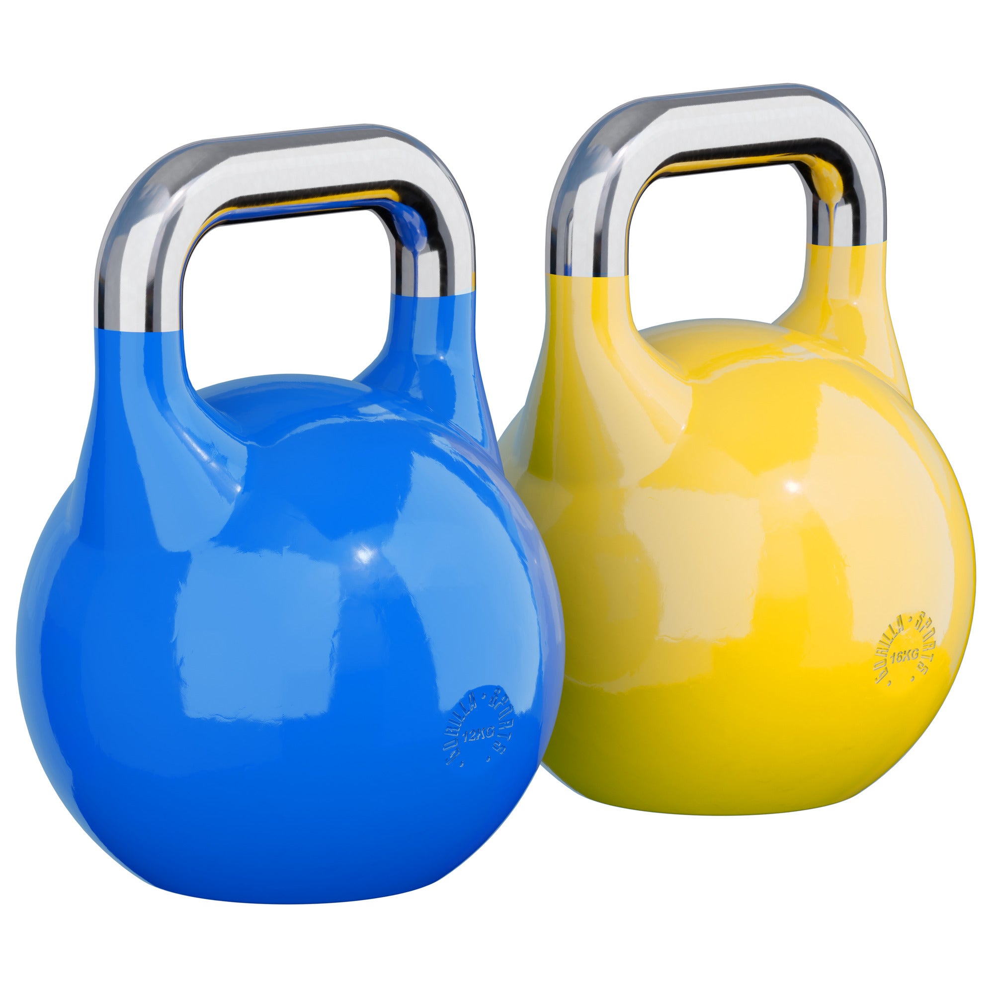 Võistluskettlebellide komplekt 12 kg + 16 kg