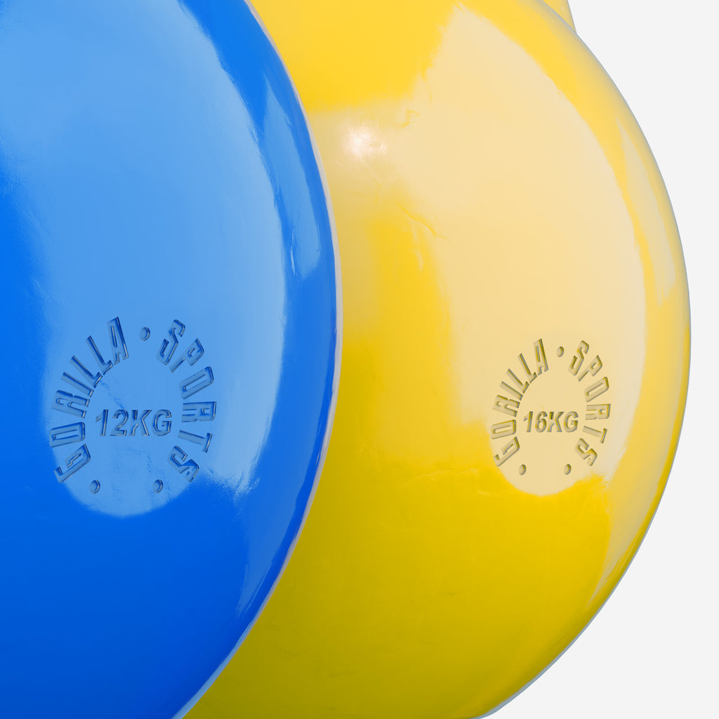 Võistluskettlebellide komplekt 12 kg + 16 kg