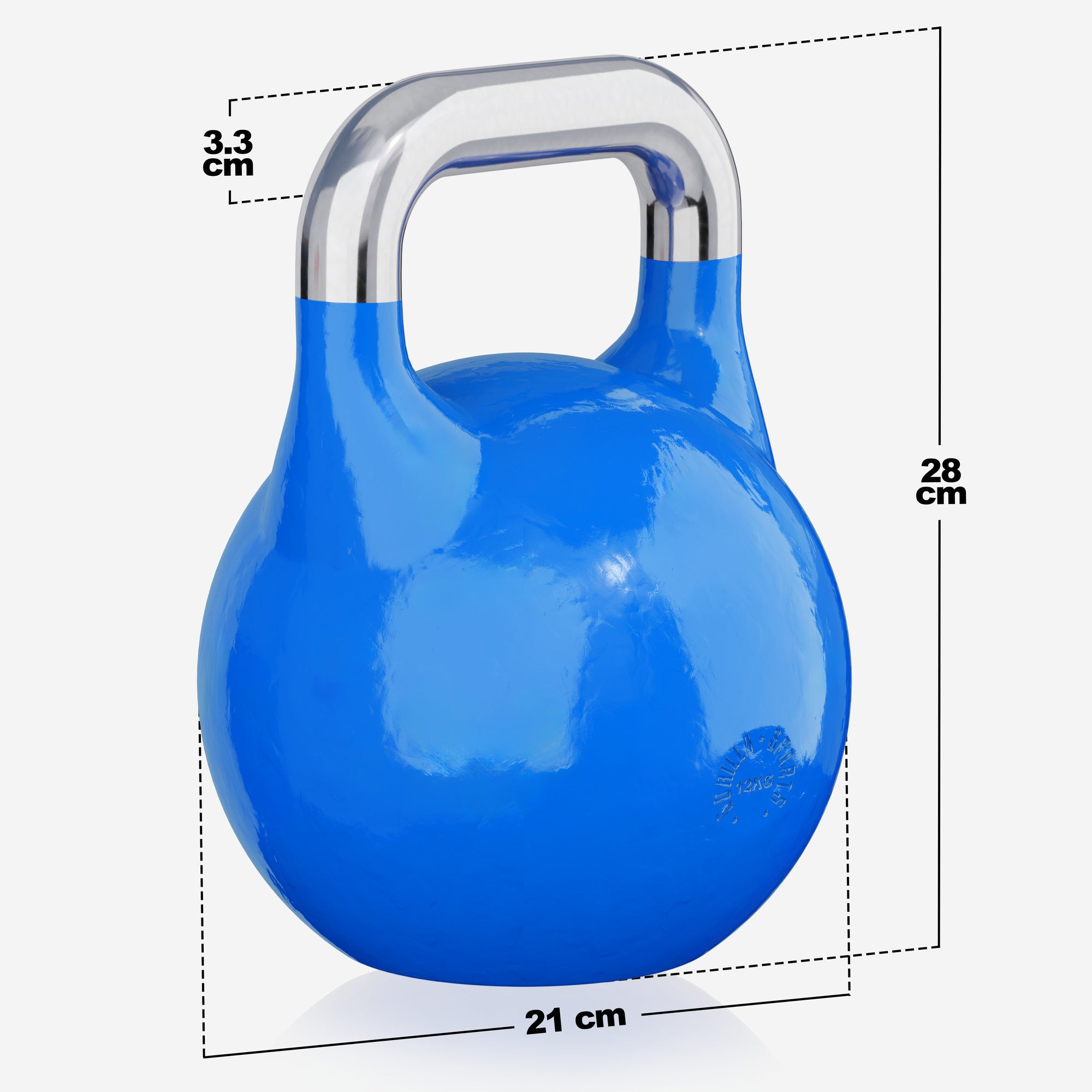 Võistluskettlebellide komplekt 12 kg + 16 kg