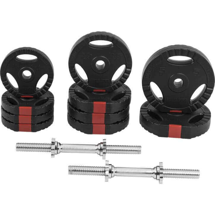 Tri Grip hantlikomplekt 30 kg 35 cm varrastega