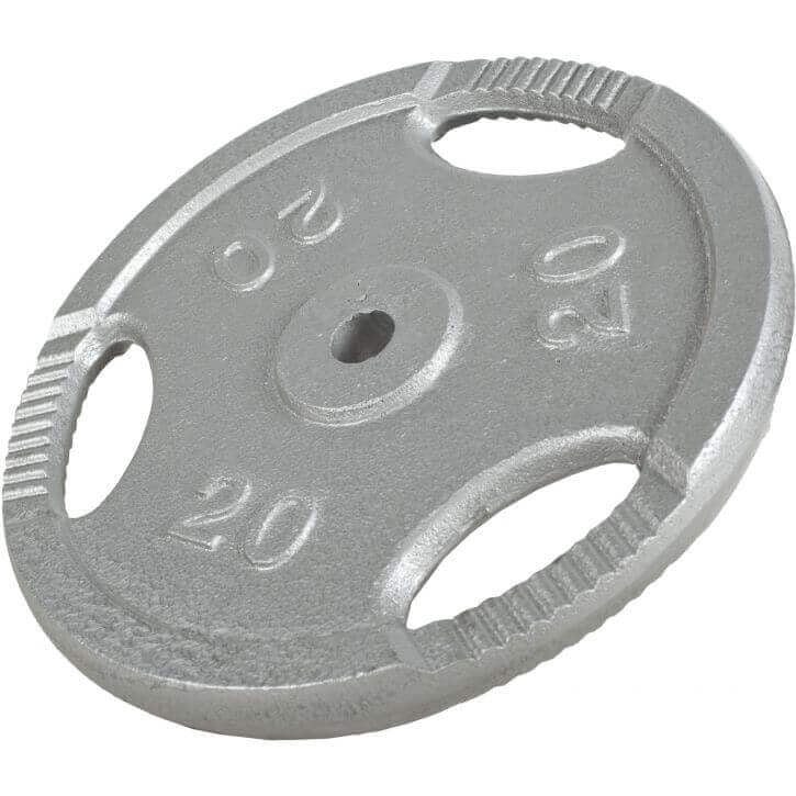 Malmist raskusketas käepidemetega 20 kg 30 mm